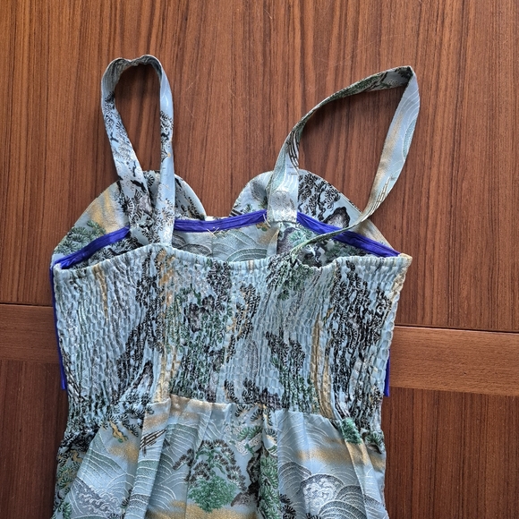 Vintage Fugibayashi Tiki Dress Small/Medium - Picture 5 of 12